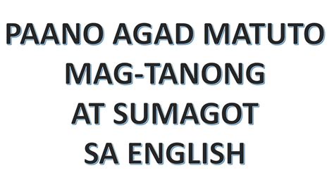 pabalang sumagot in english